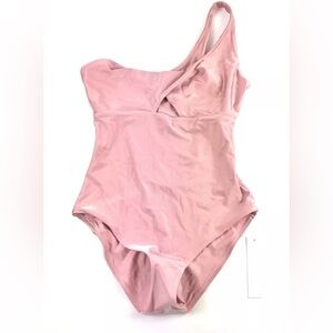 Skin, Women’s The Pheobe Rose Pink One Piece Size Small, One Shoulder